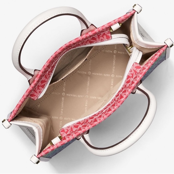 Michael Kors Mirella Small Rainbow Signature Logo Crossbody Bag Rainbow - Picture 8 of 9